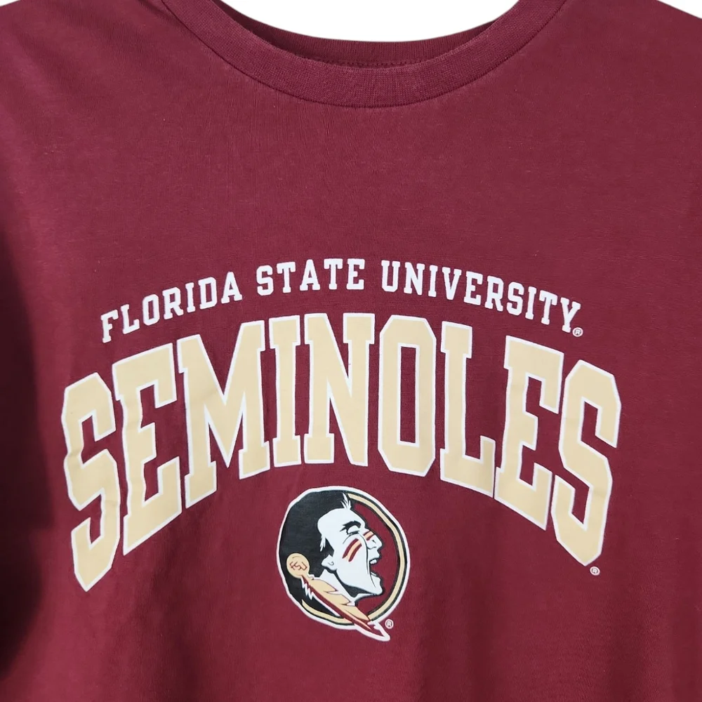 Champion, Woman's Seminoles Tee, in Great Condition, no Pulls,or Spots, Sz L - Picture 6 of 6